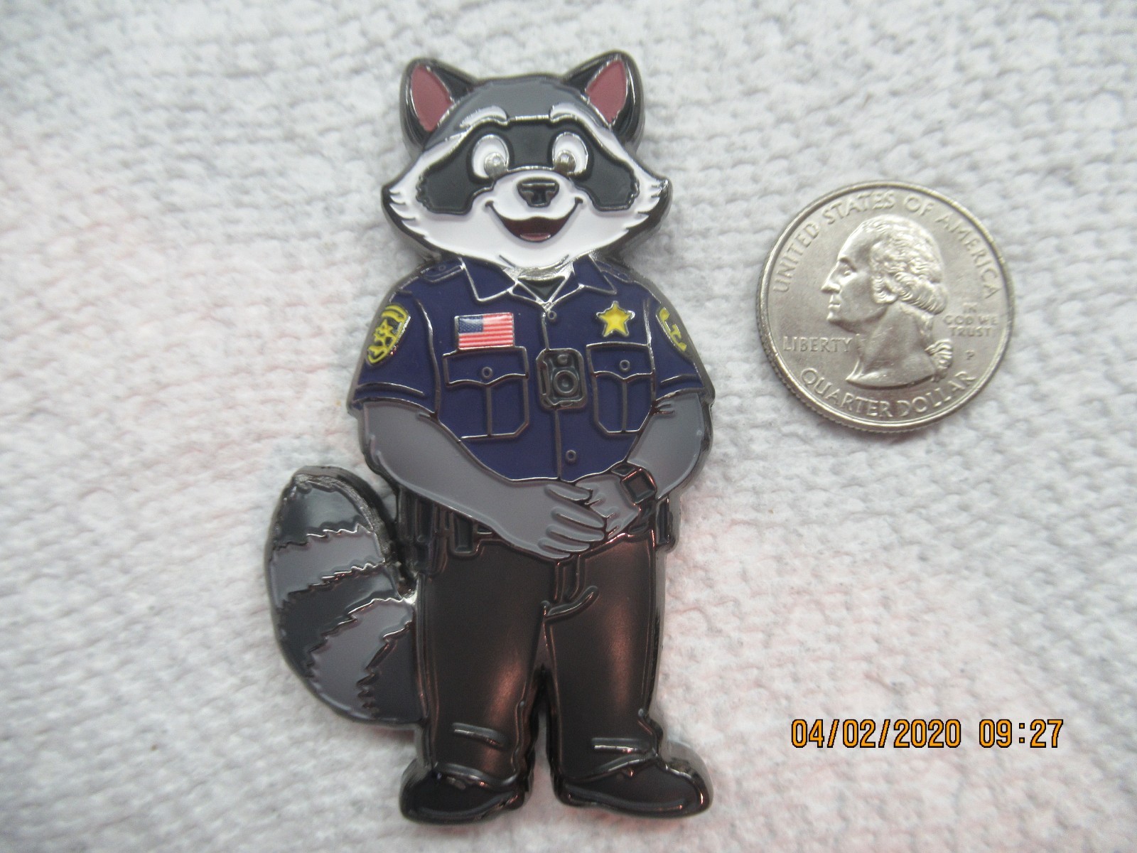 cleveland counity north carolina sheriff delta squad coin for display only last
