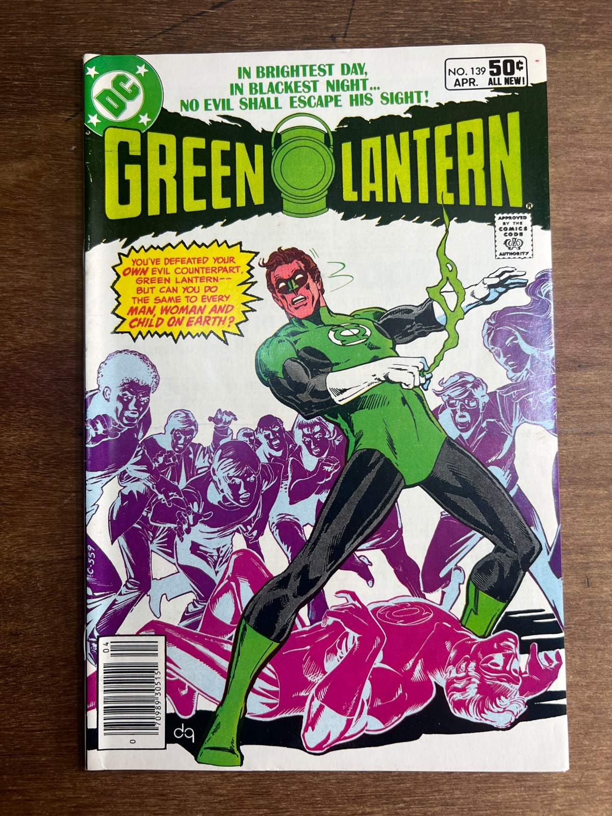 Green Lantern 139 DC Comics Newsstand Var Eclipso Firestorm Marv Wolfman 1981