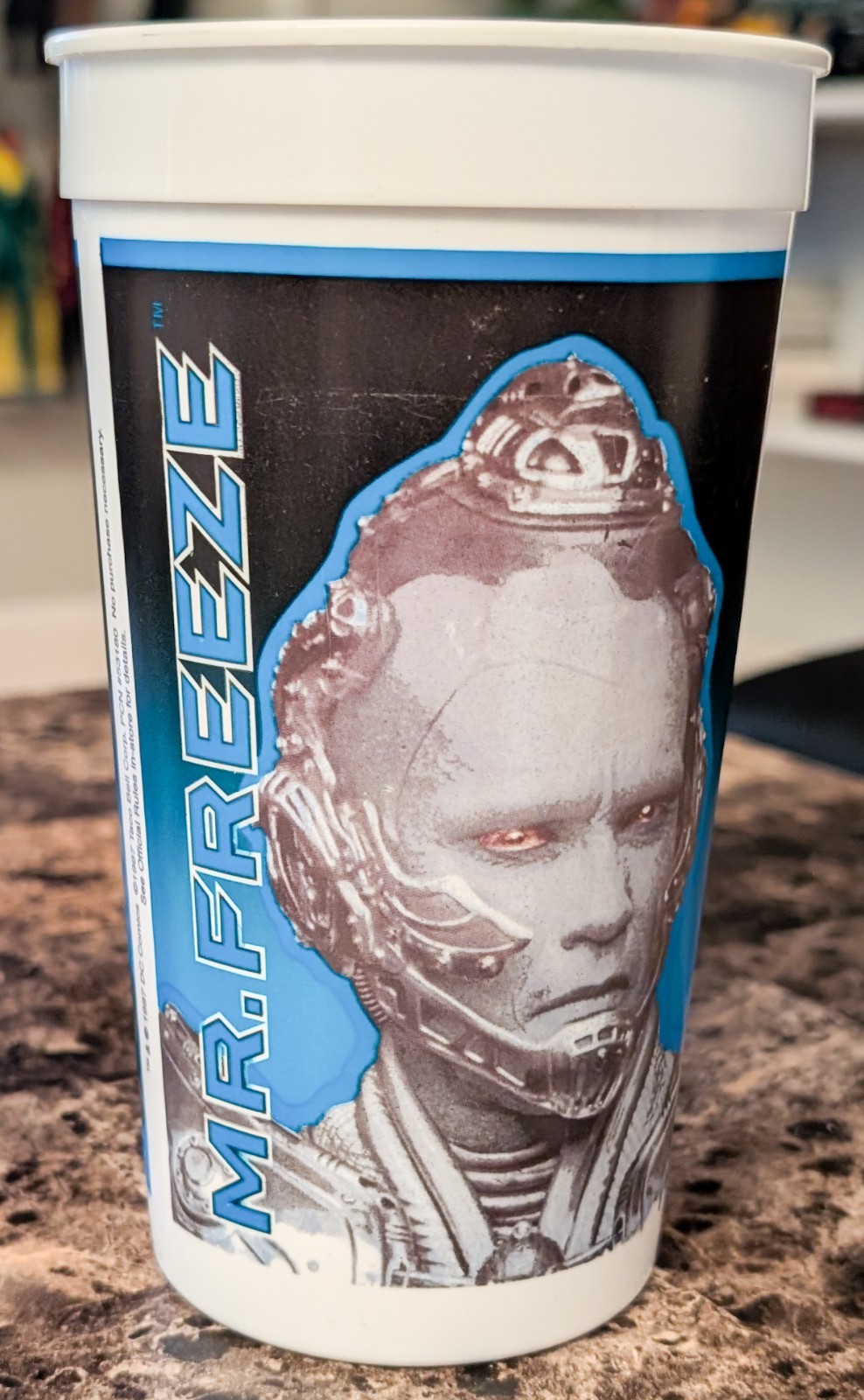 Taco Bell Batman & Robin Collector Cup Mr. Freeze Arnold Schwarzenegger 1997