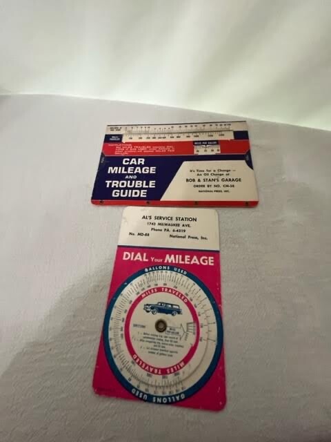 Auto Memorabilia – Advertising – Old Mileage and Trouble Guide for Automobile