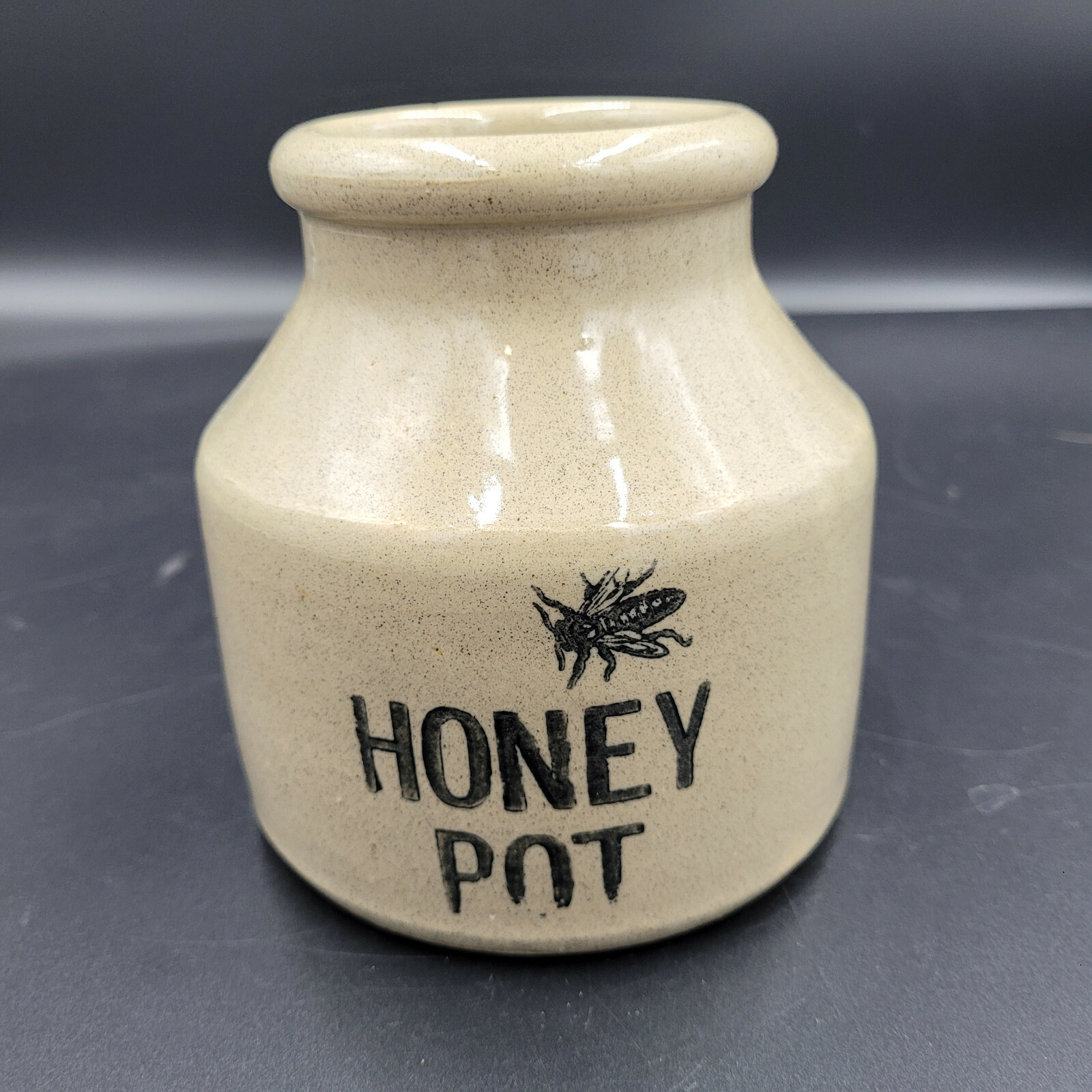 Vintage Moira Pottery Ceramic Honey Pot
