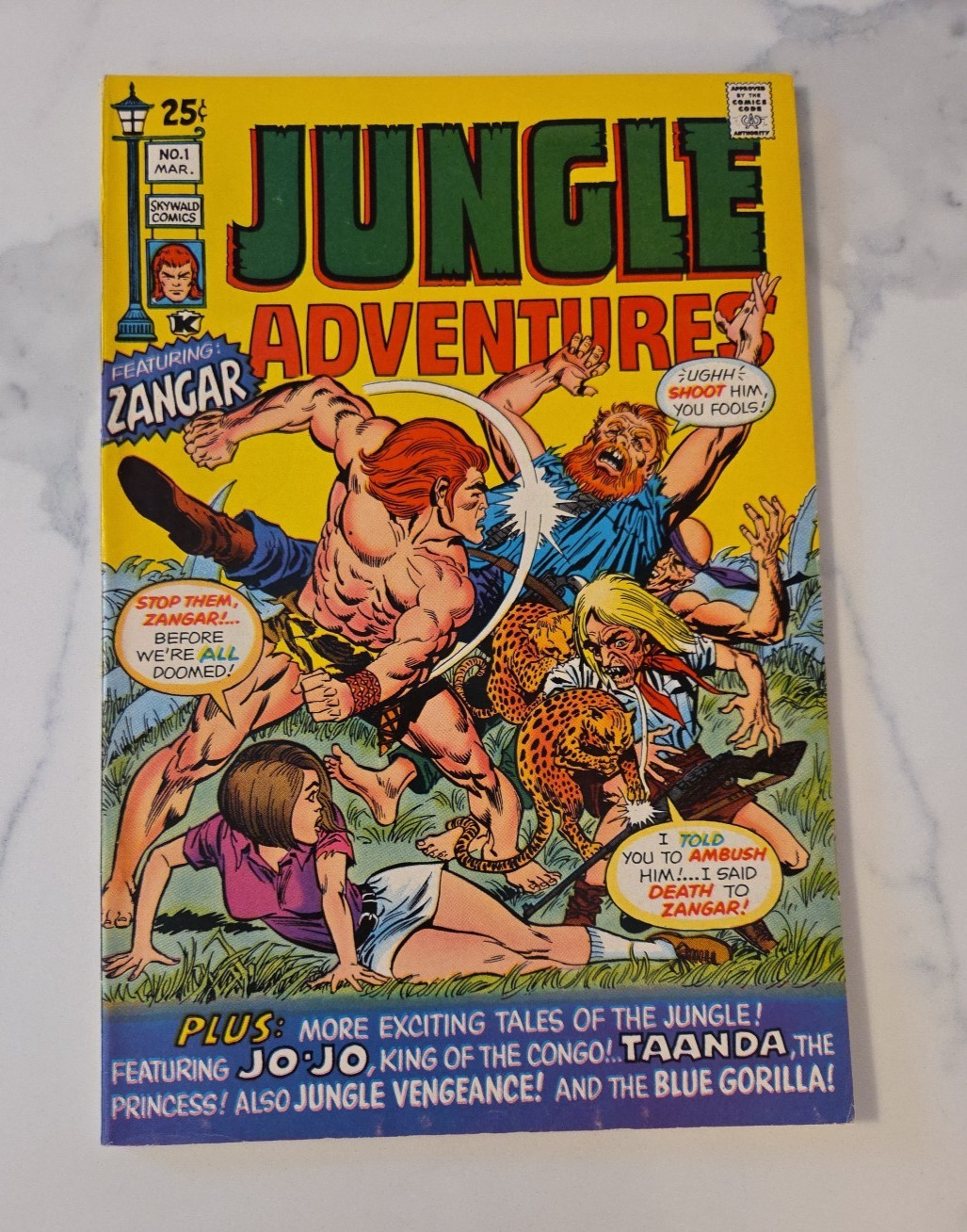 Jungle Adventure #1, Skywald Comics, Mar 1971