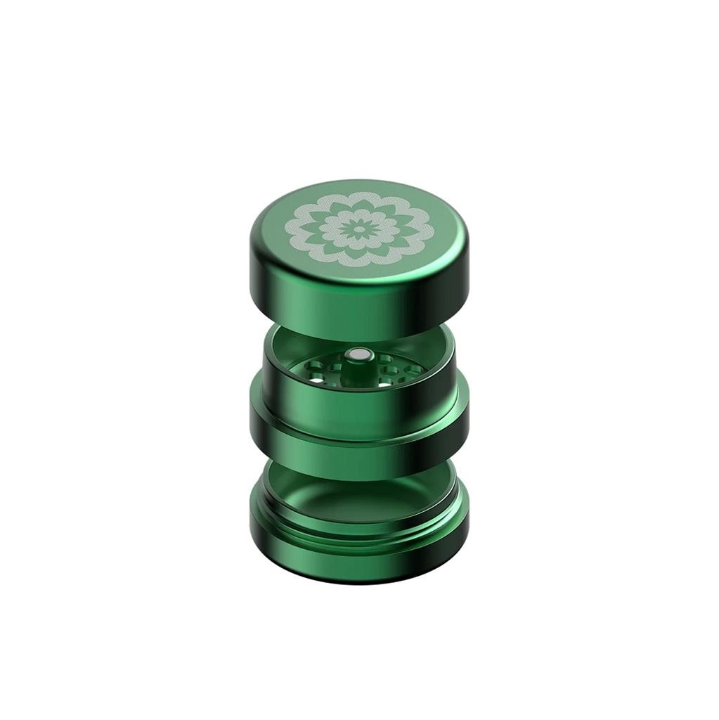 Flower Mill NEXT GEN STANDARD 2.0″ GREEN Grinder 3 Piece