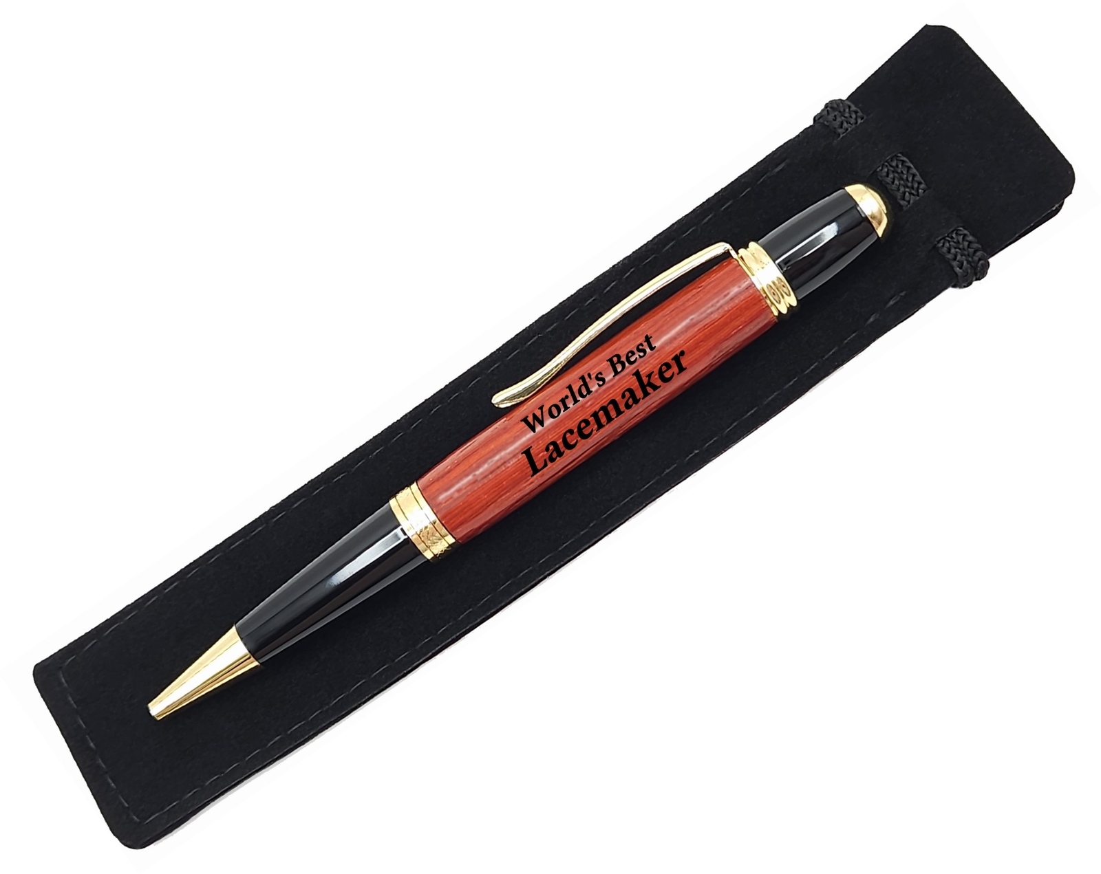 Gift For Lacemaker World’s Best Lacemaker Present Engraved Pen
