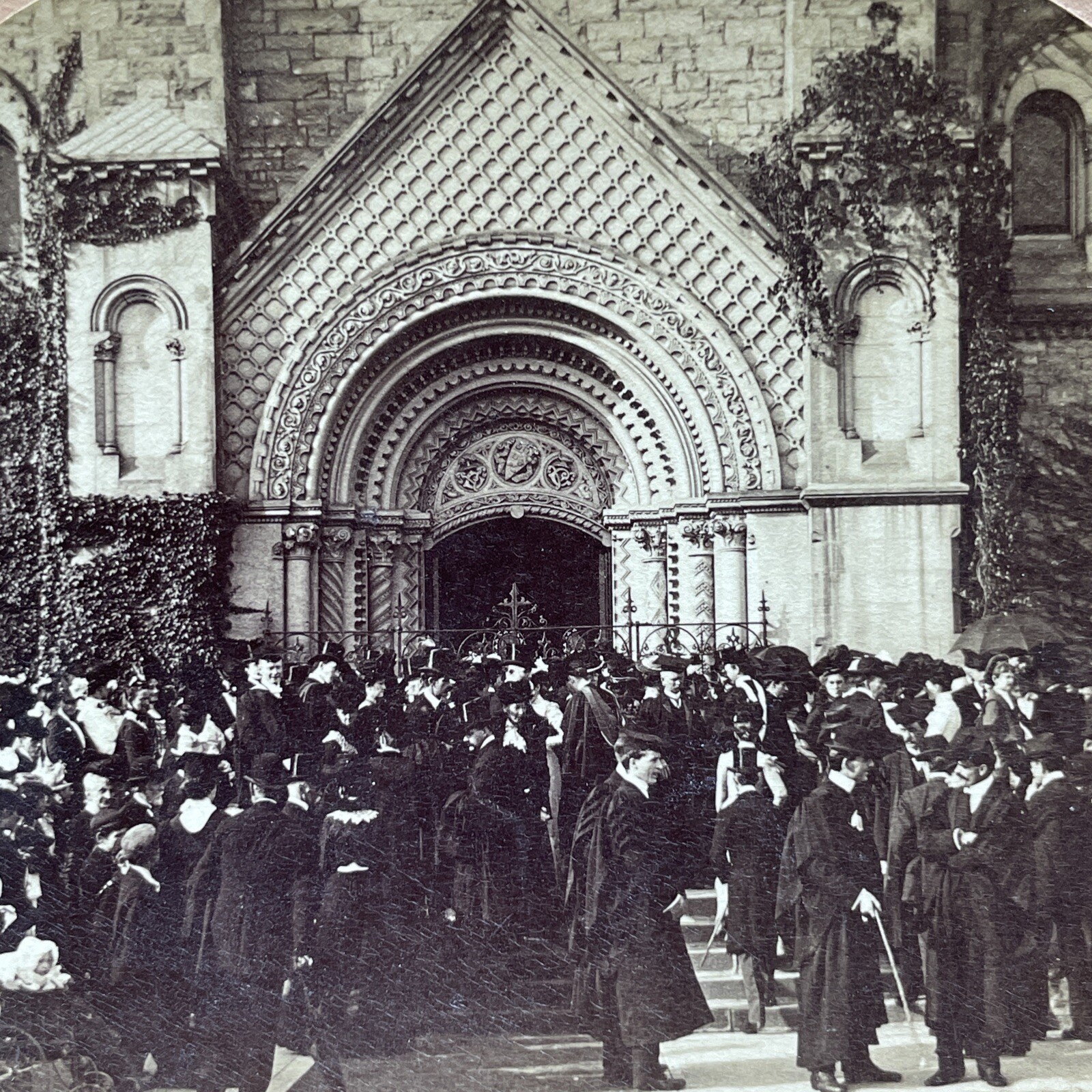 University of Toronto Royal Party Stereoview B. W. Kilburn 1902 Canada