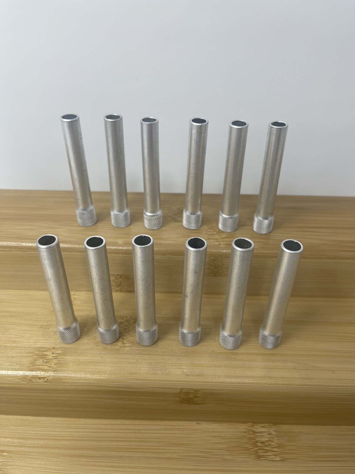 10x Aluminum Tobacco Bong Water Pipe Parts 2.5″ Downstems 3/8″ Female Threaded