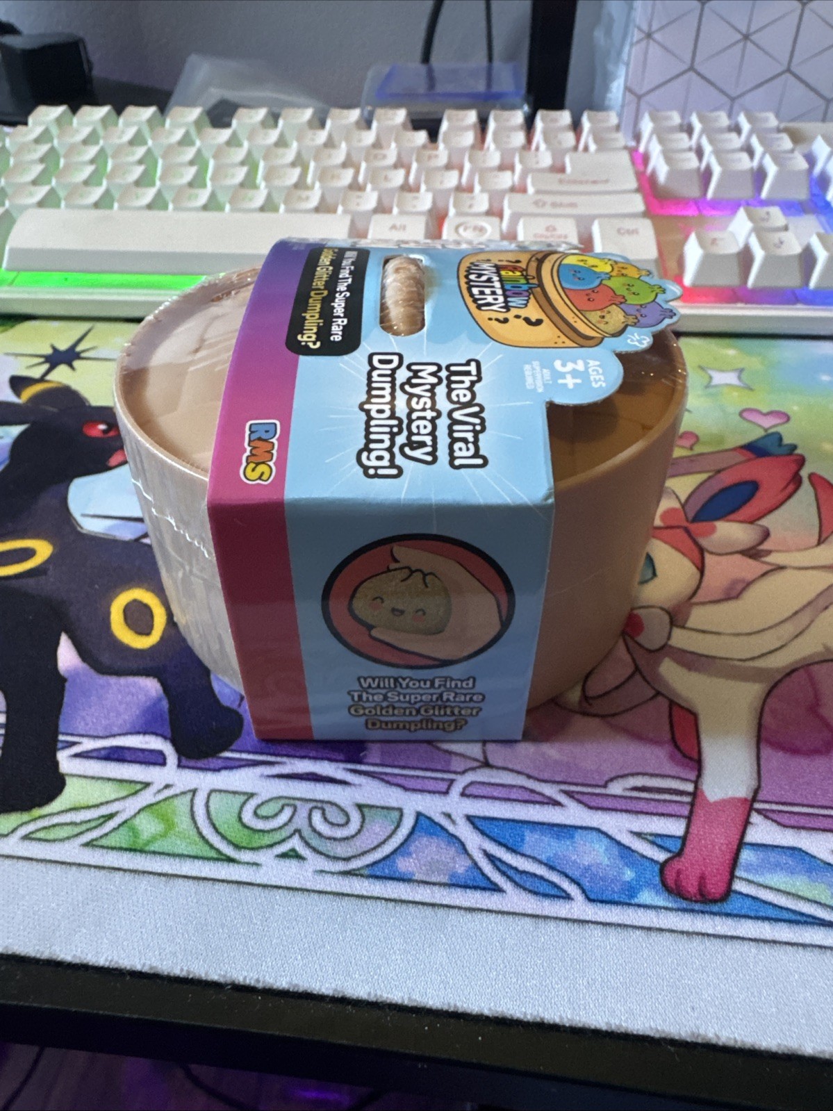 Crazy Fun Squishy Bun Rainbow Mystery Dumpling • New Sealed • Viral Rare Chase