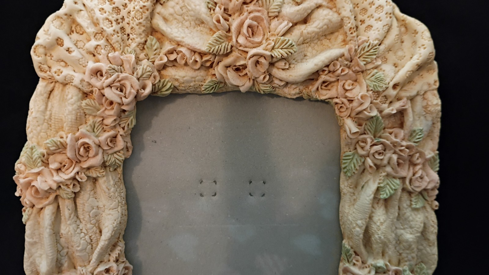 Fancy Frames Picture Frame, “Roses & Teddies” – Holds 3.5″ x 5″ Photo.