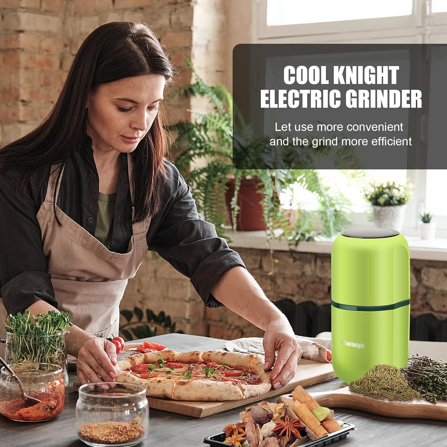 Multi-Functional Electric Grinder – Stainless Steel Herb, Spice & Coffee Grinder