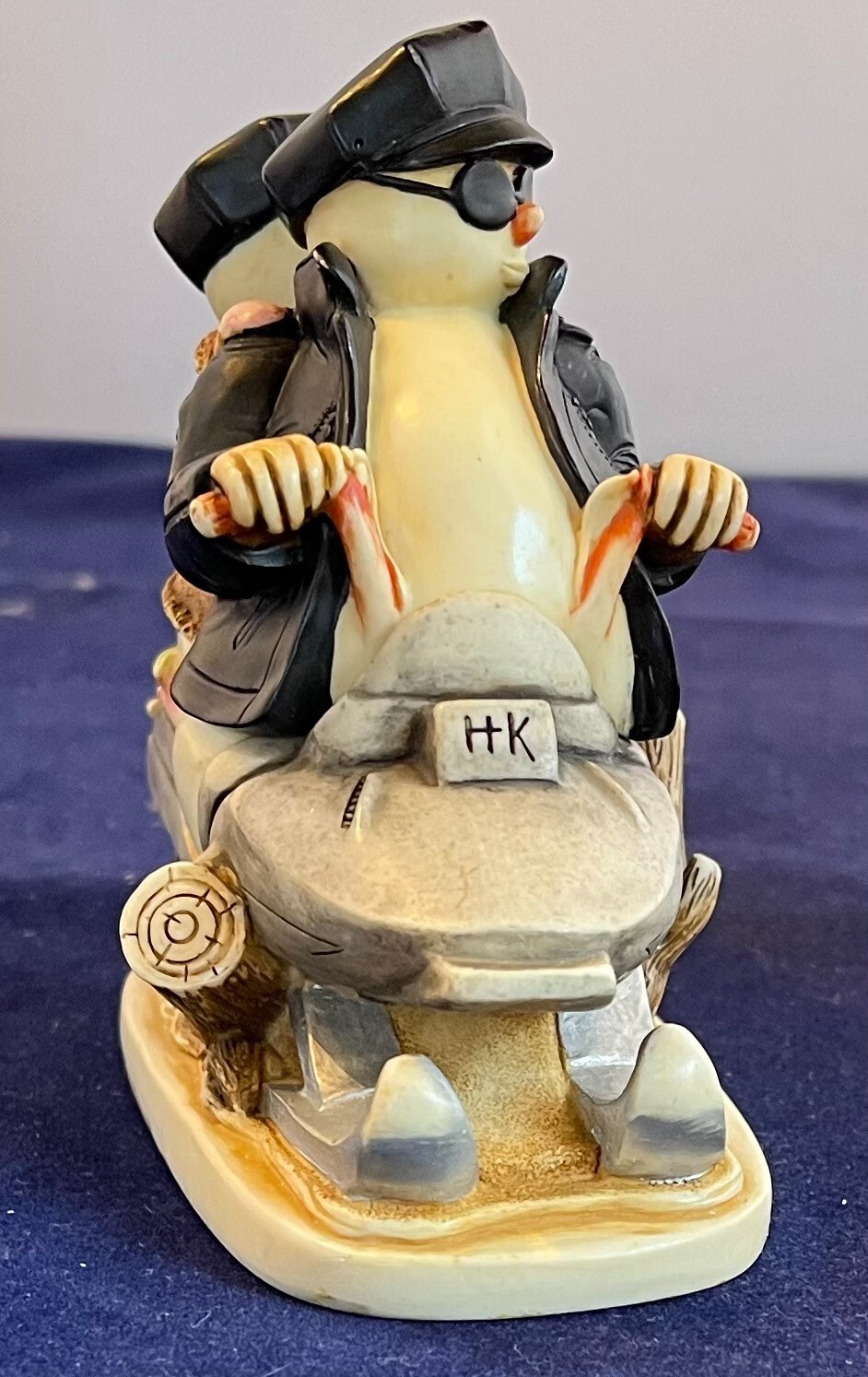 Harmony Kingdom ~ Easy Slider ~Snow Couple~ on Snow Machine Box Figurine~NIB