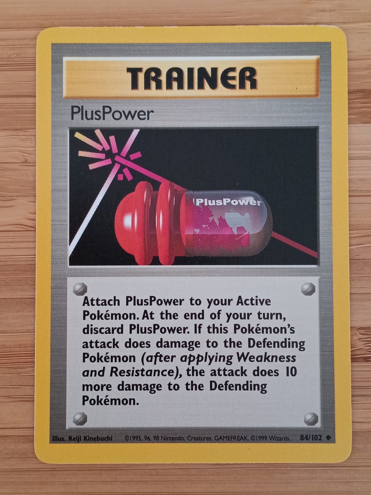 PlusPower 84/102 Base Set Pokemon Card #1