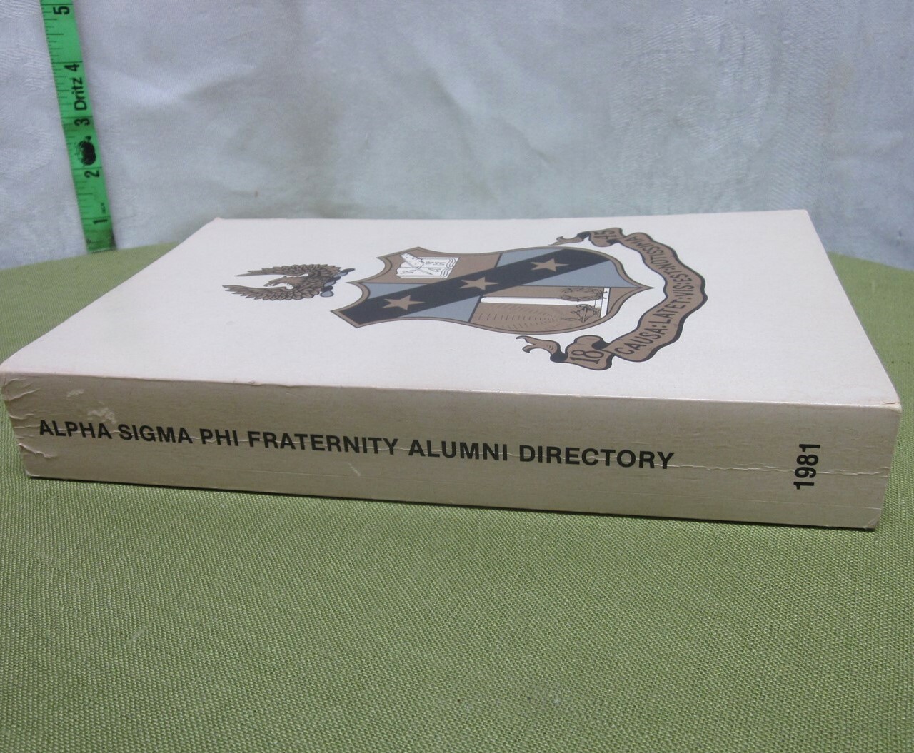 ALPHA SIGMA PHI Fraternity 1981 Alumni Directory addresses book w/ info Yale