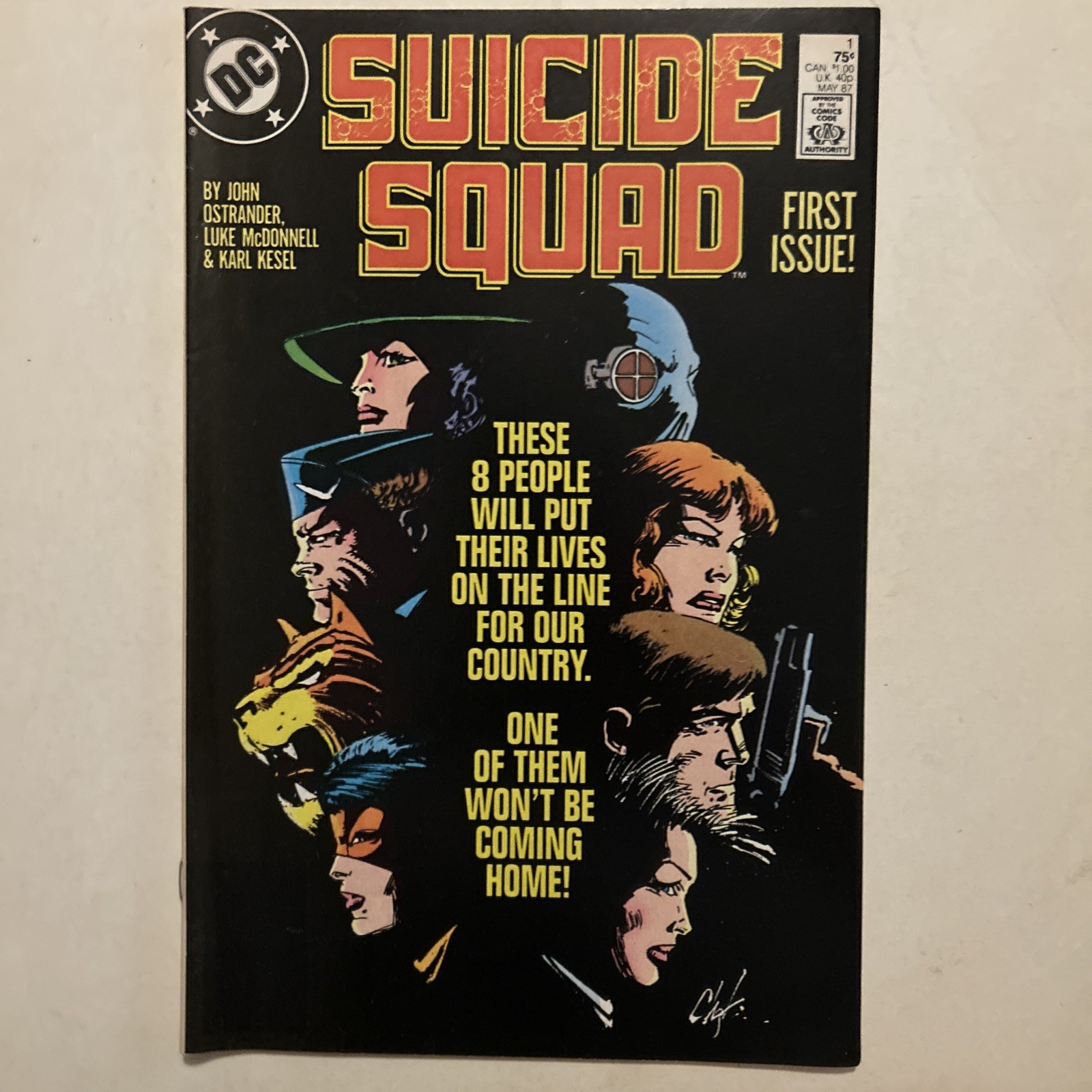 Suicide Squad (1987) #1 Howard Chaykin Cover John Ostrander Story VF/NM