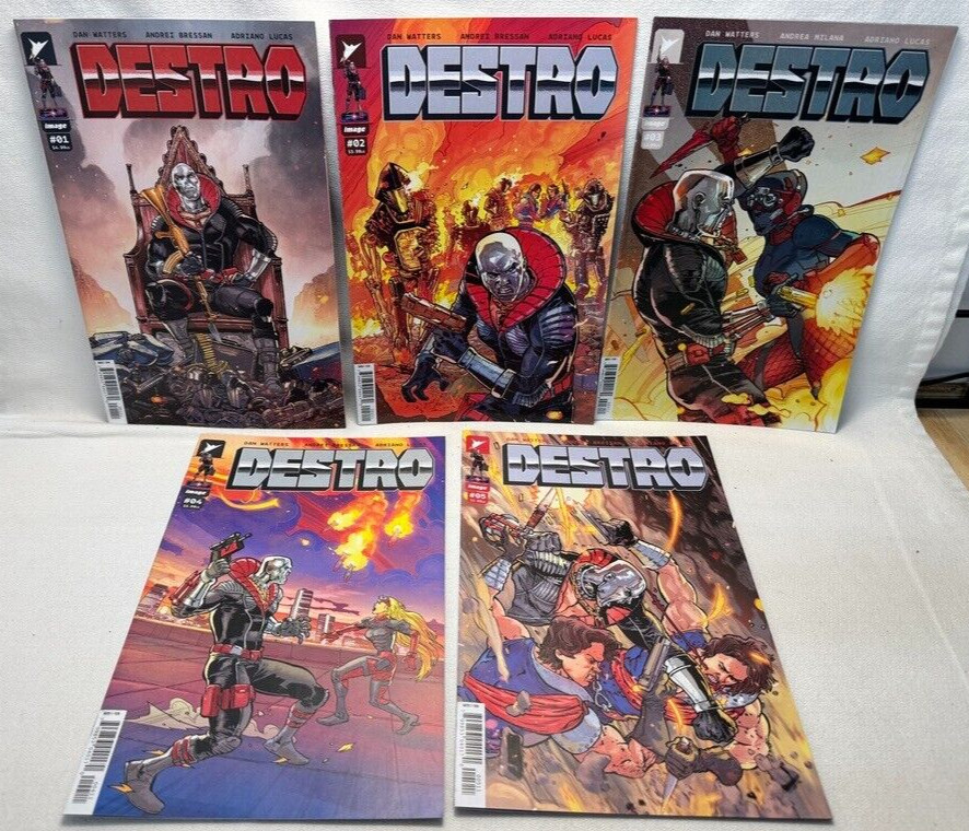 Image GIJoe Destro #1-5 CVR A Set by (W) Dan Watters *FREE SHIPPING*