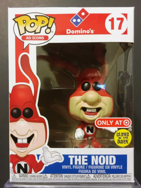 Funko Pop Ad Icons 17 The Noid Glow GITD Target Exclusive Domino’s
