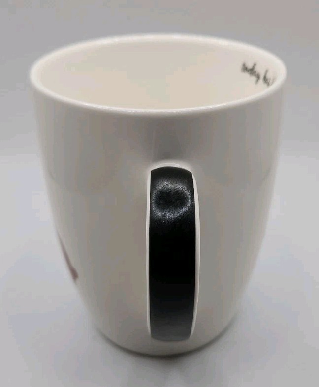 Stacy Claire Boyd Two’s Company TODAY HAS BEEN RUFF Bulldog Top Hat Coffee Cup