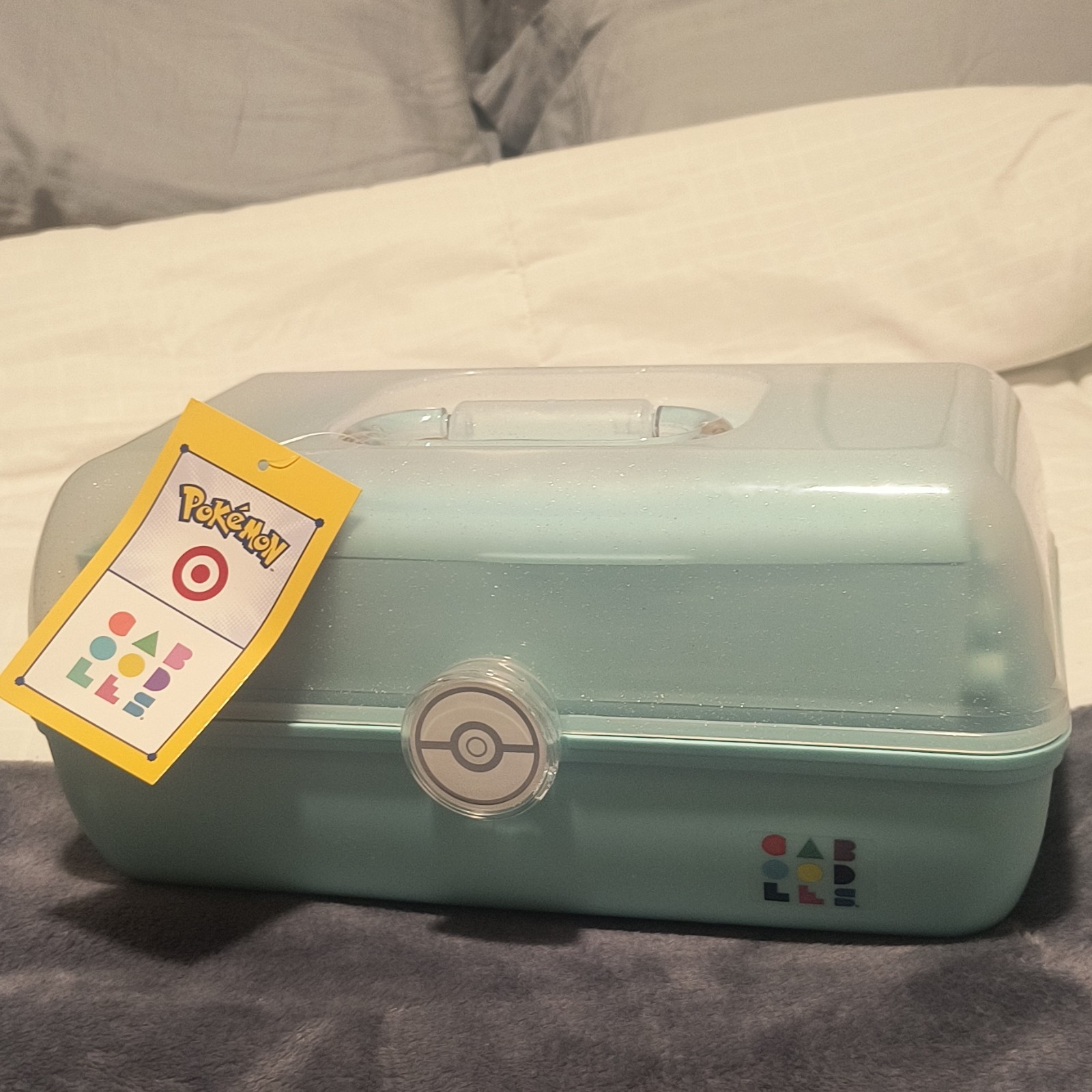 Pokemon x Target Caboodles Case Clear/Light Blue Limited Edition