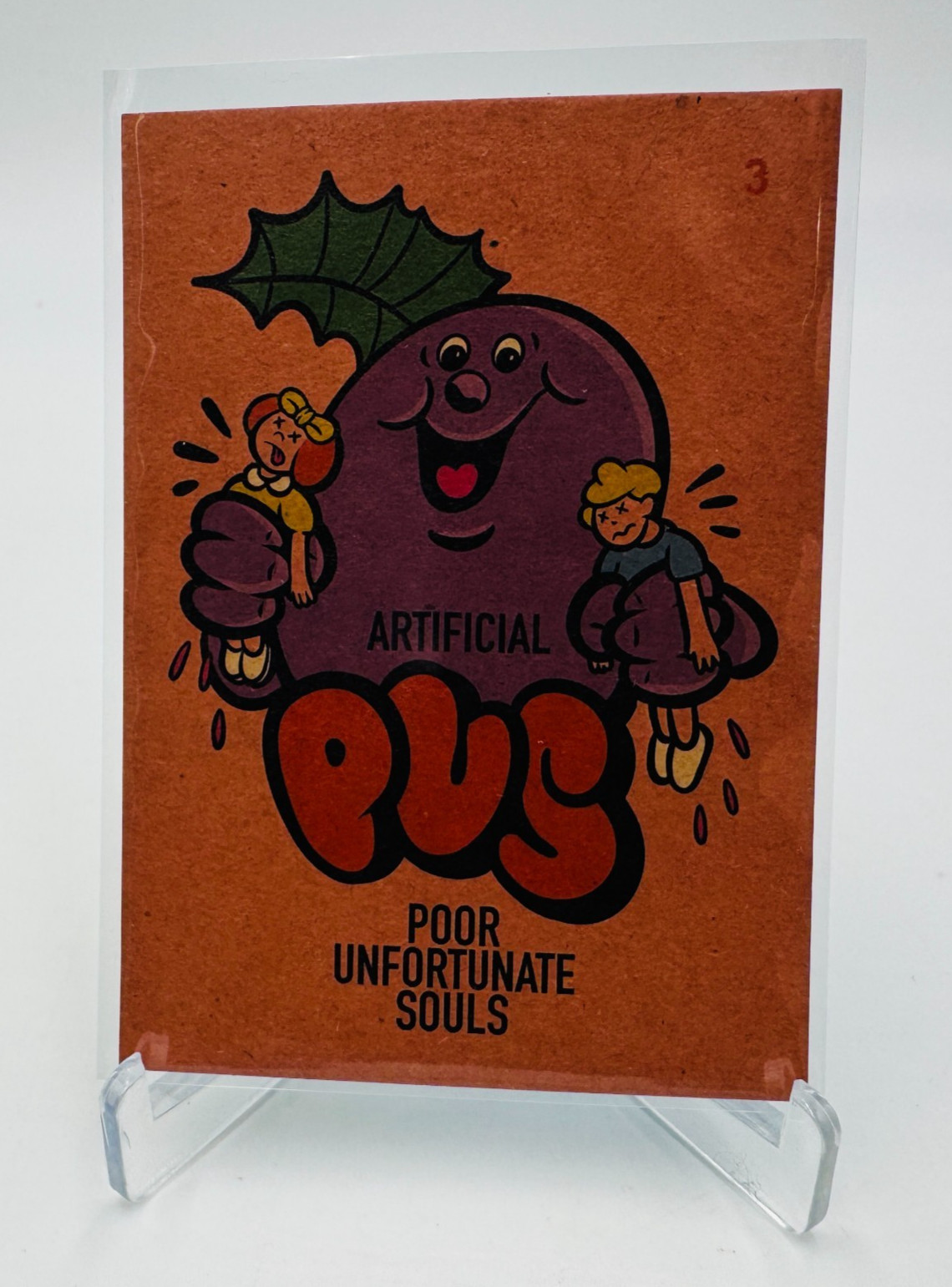 Poor Unfortunate Souls PUS Puzzle Piece #3 Card Get a Grip Skateboards GPK