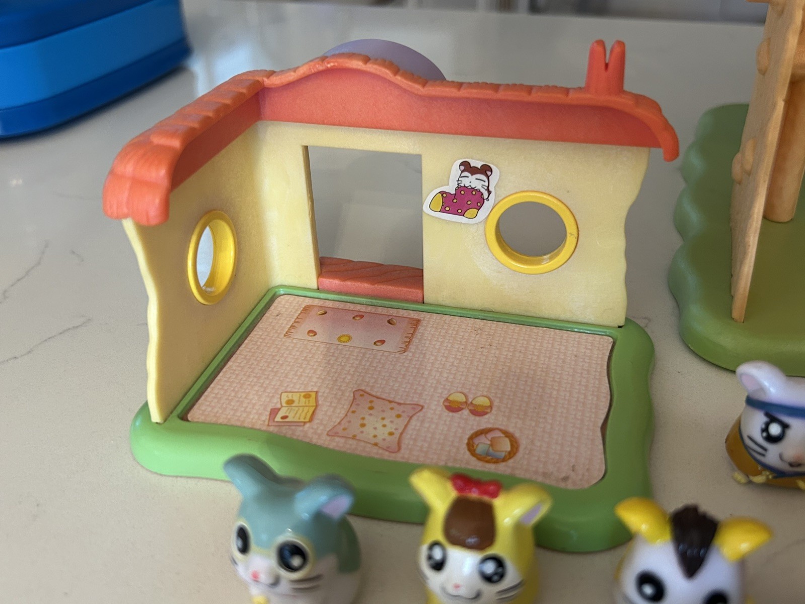 Hamtaro Underground House & Hideaway Figures & Accessories Huge Lot Bundle