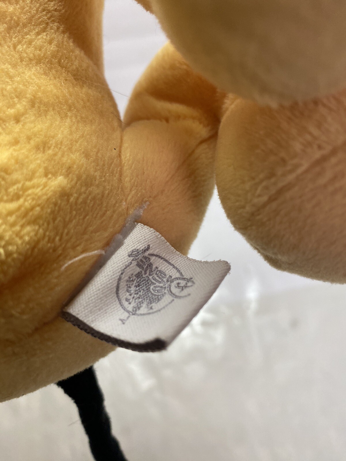 Disney Parks Sitting Pluto Plush Stuffed Animal Collar If Found Return To Mickey