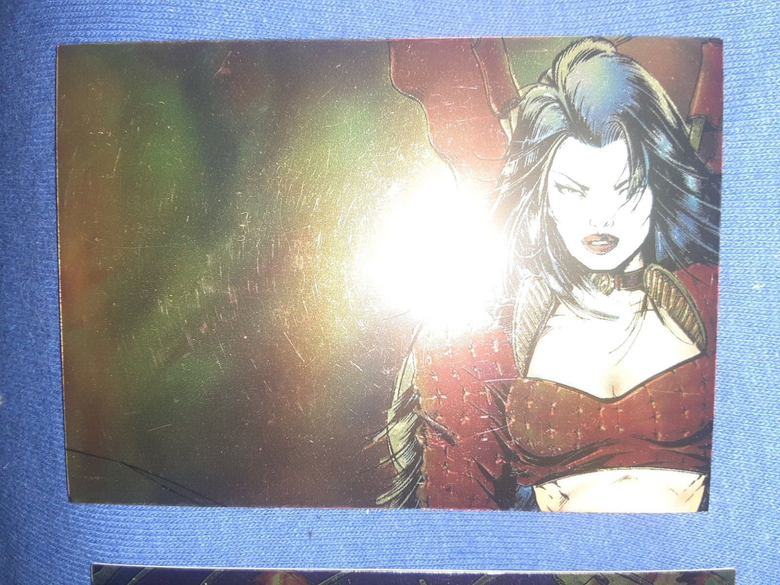 1995 comic images Shi All Chromium Deathwalk #52 RARE FOIL INSERT