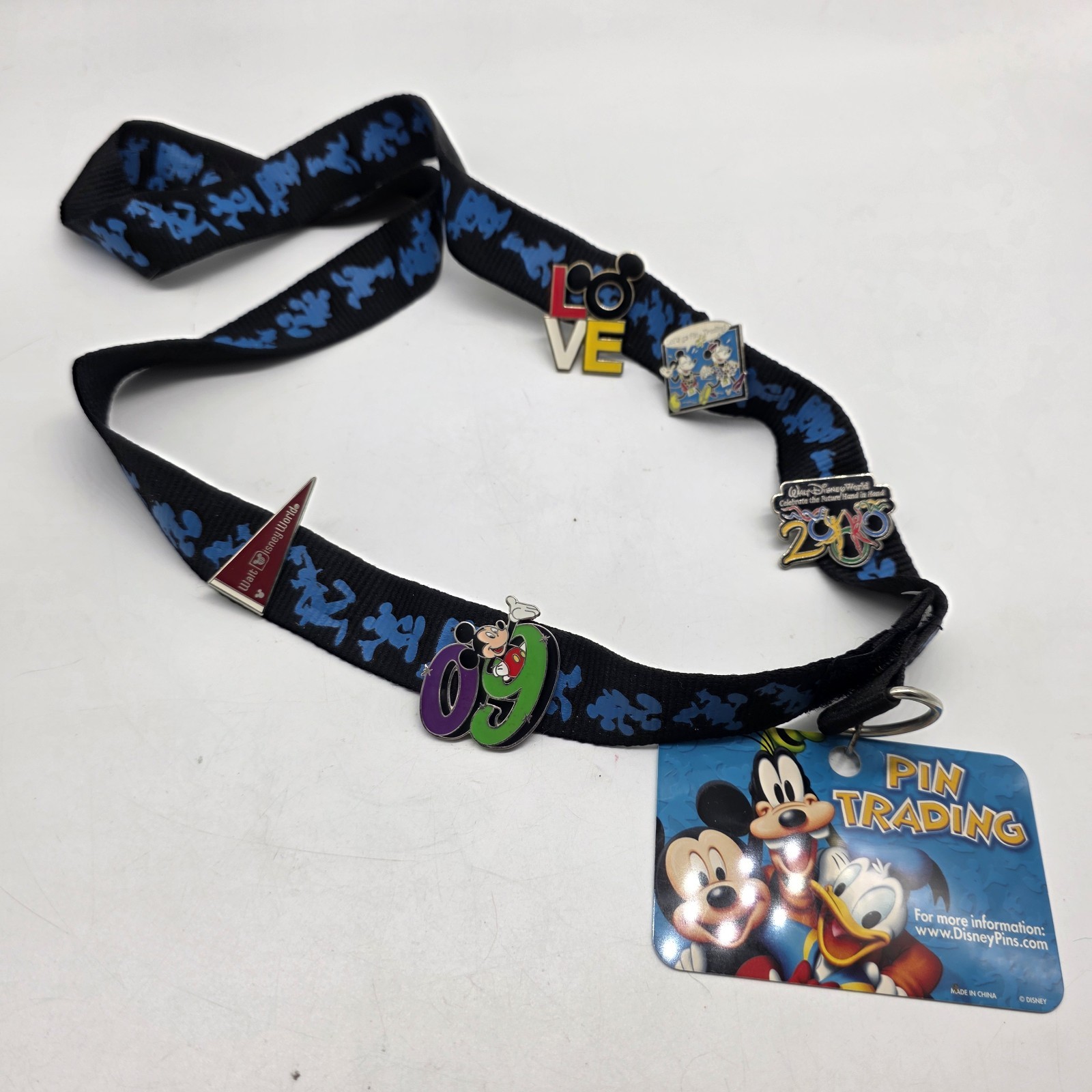Disney World Land Pin Trading Lanyard And Pins Souvenir Trade
