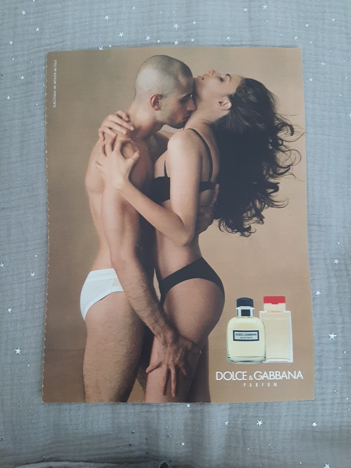 Perfume Paper Advertising. 2003 Ad Dolce & Gabbana Perfume