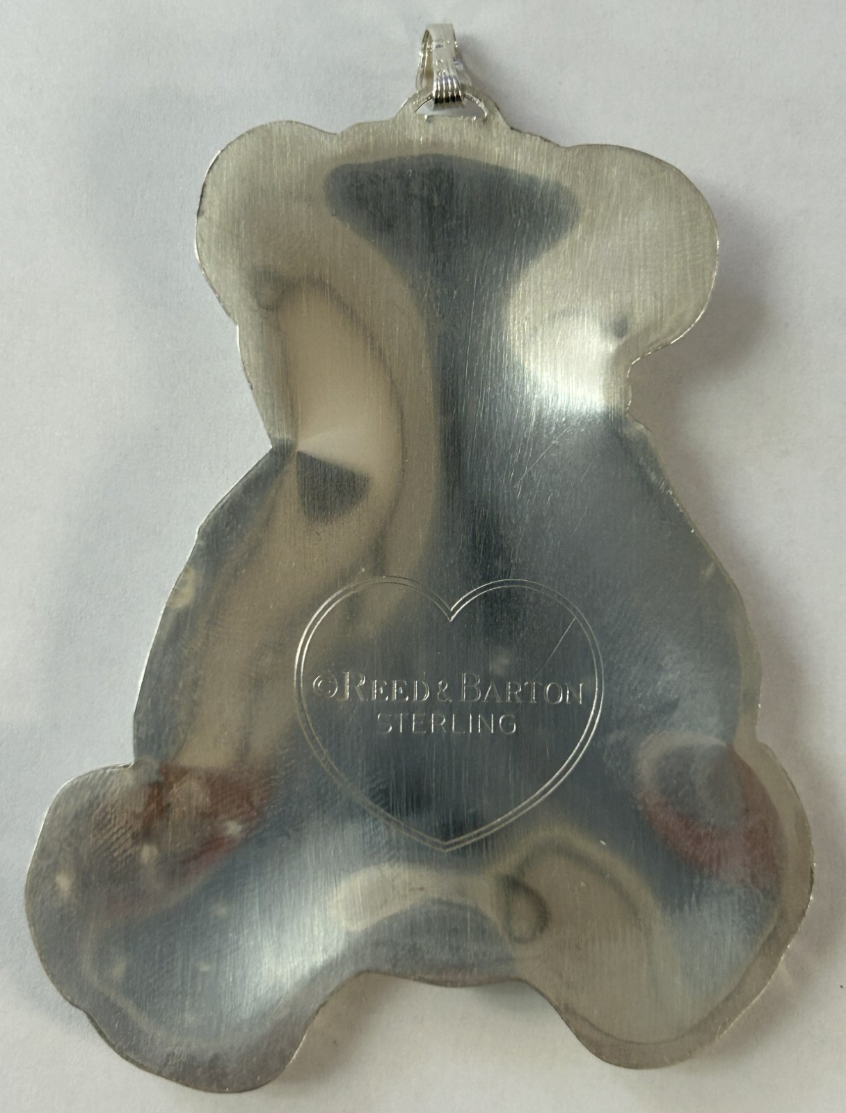 (MA6) Reed & Barton Baby’s First Christmas 1998 Sterling Silver Bear Ornament
