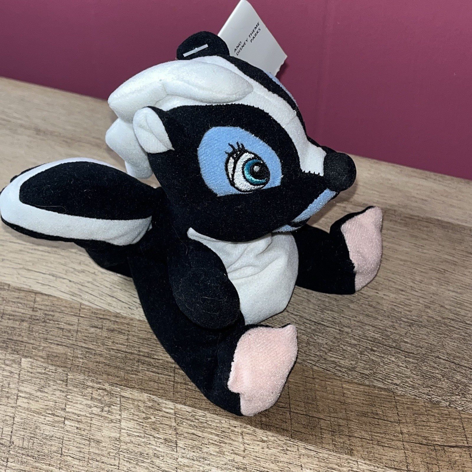 Disney Store Flower Skunk Plush 7″ Mini Bean Bag Bambi NWT Exclusive