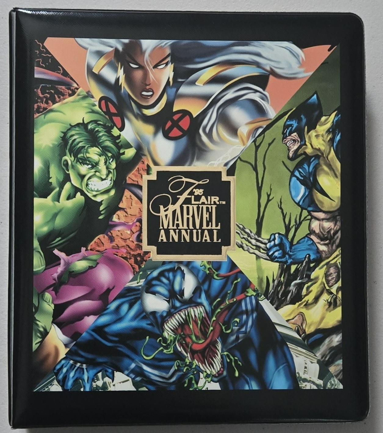Flair Marvel Annual 95 Base, Powerblast, Chromium, Duoblast Sets, Prints, Binder