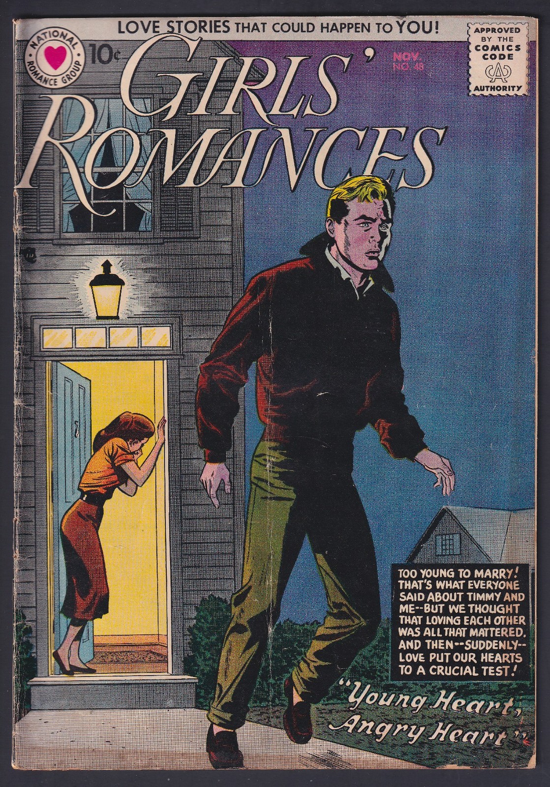 Girls Romances 48 (1957) GD/VG Romance DC Comics