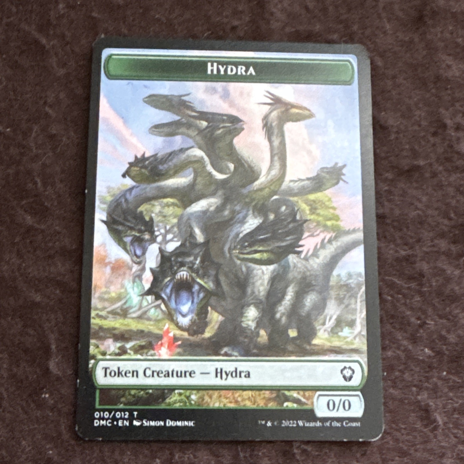 MTG 011 Snake – Egg/Hydra Token Commander Dominaria Magic The Gathering Cards