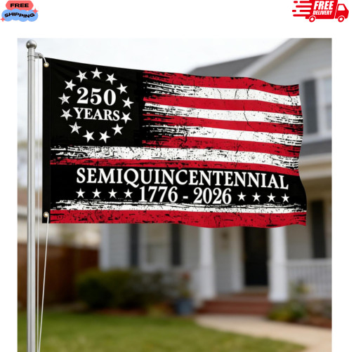 250th Anniversary American Flag 3×5 Ft Double-Sided, 1776-2026 USA 250 Years …