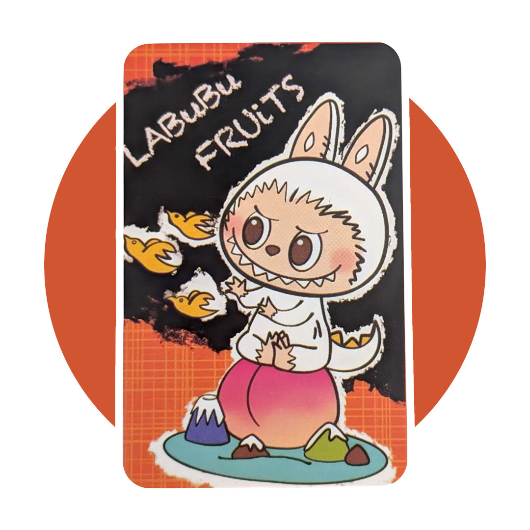 Labubu Elf Monsters Anime Art Trading Card (KK101): Peach Fruits