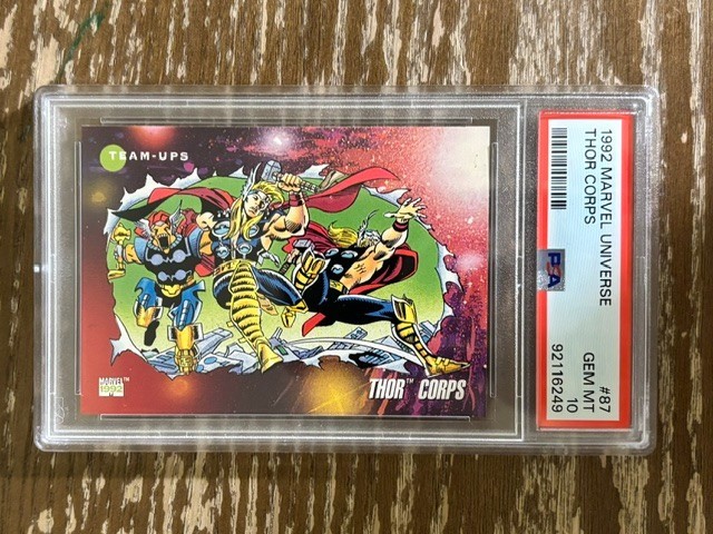 1992 Impel Marvel Universe Thor Corps #87 PSA 10 Beta Ray Bill MCU