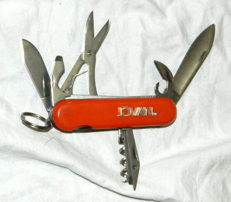 Collectible Vintage Jovan Multi-Function 4 Blade Pocket Knife