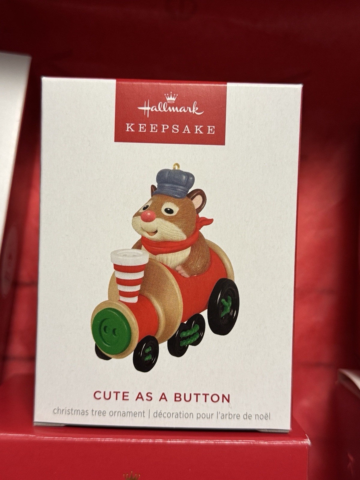HALLMARK 2025 CUTE AS A BUTTON SERIES ORNAMENT