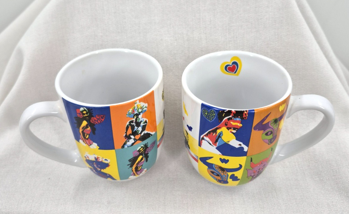 Asi Sabe Colombia – Graffiti Pop Art Coffee Mug – Set of 2