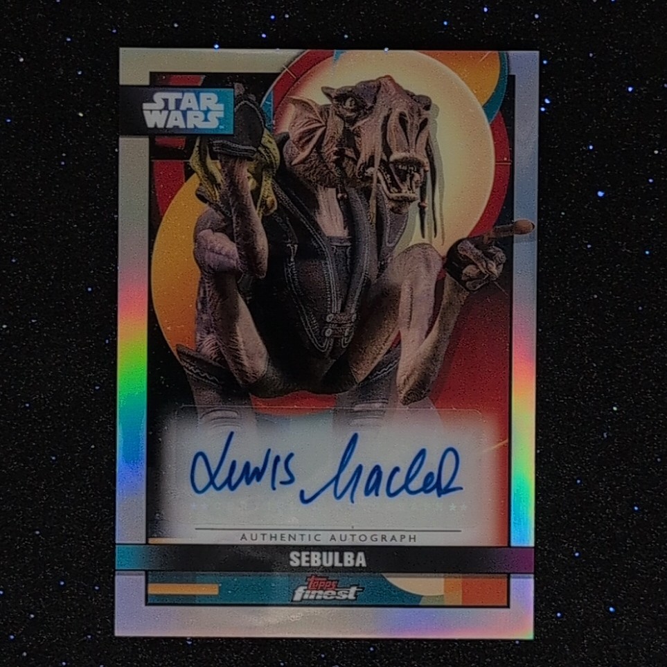 Lewis MacLeod Sebulba 2025 Topps Smugglers Outpost Finest Star Wars AUTO #FA-LEM