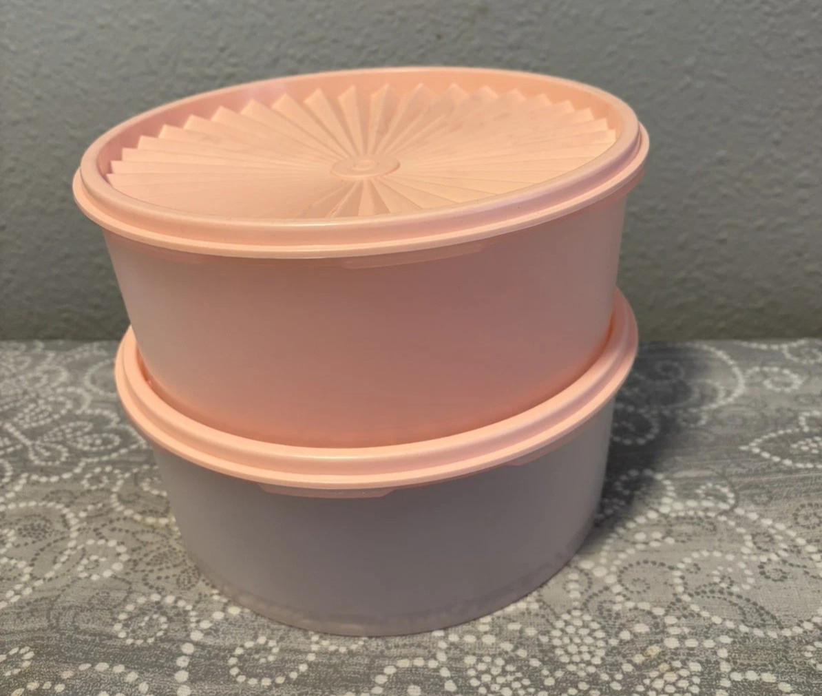 Tupperware Servalier Cookie Canister 7.5 Cups 1.4L (2 Piece Set) NEW
