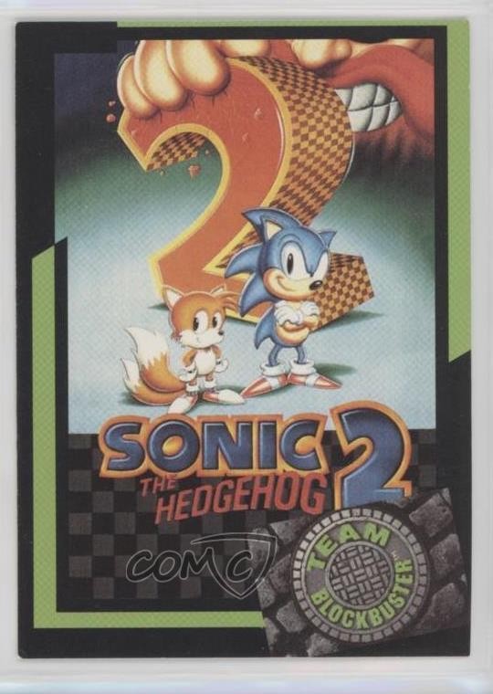 1993 Team Blockbuster Video Games Sonic 2: The Hedgehog #31 5ui