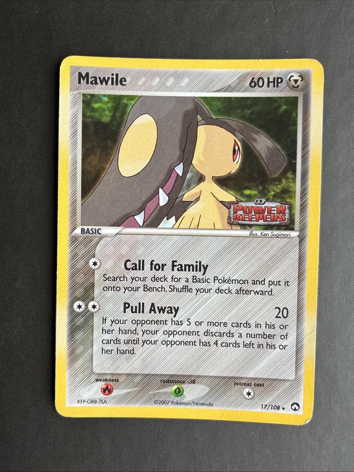 Pokémon TCG Mawile EX Power Keepers 17/108 Reverse Holo Rare Stamped MP
