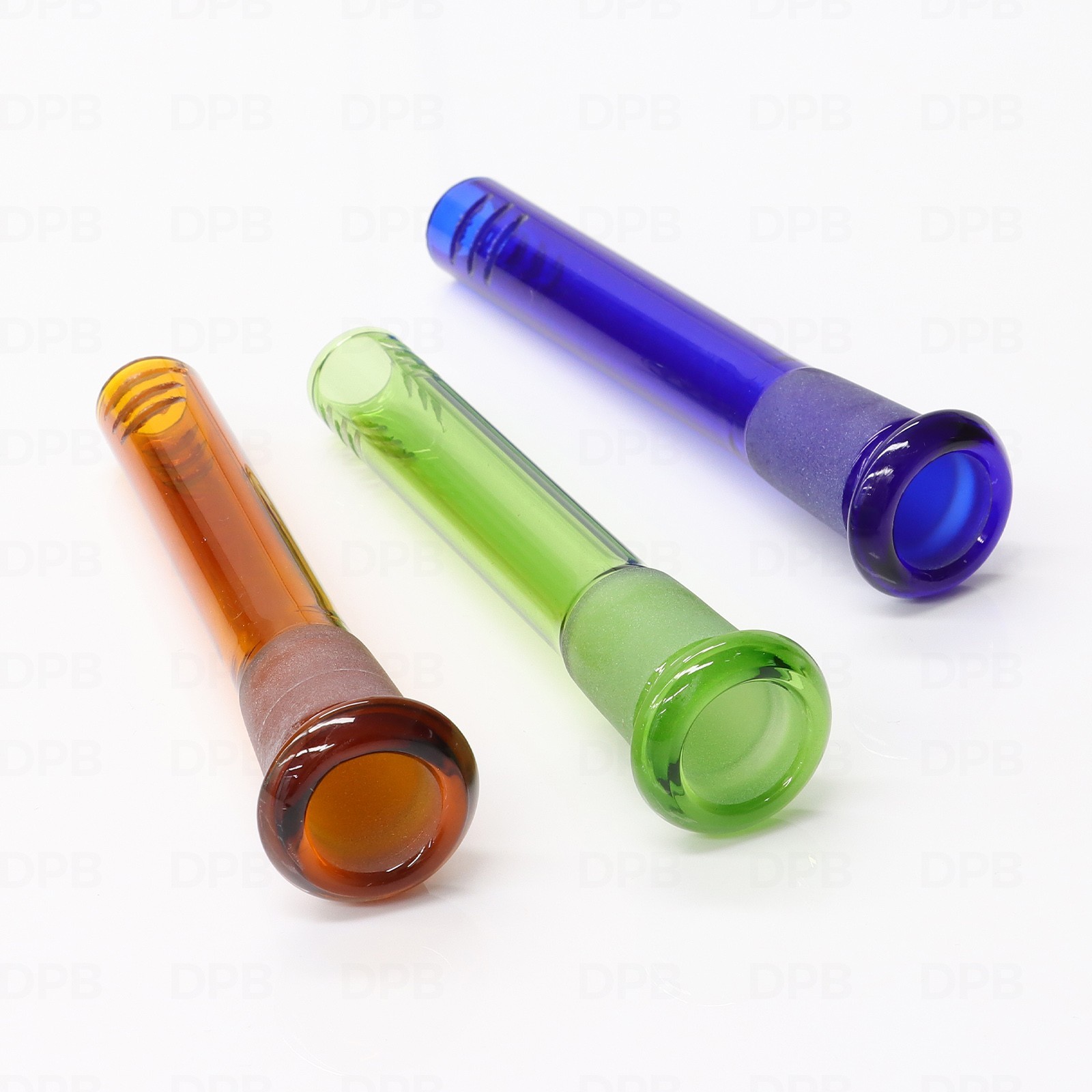 3-Pack 4.3” 14mm Glass Downstem and 14mm Male Bowl Piece for Glass Bong-US SHIP