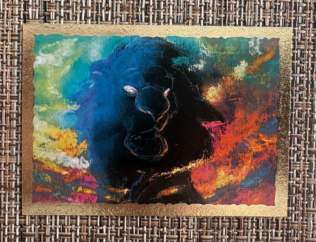 1994 SkyBox The Lion King Series 2 Foil Border FB1 Insert King Mufasa Lives