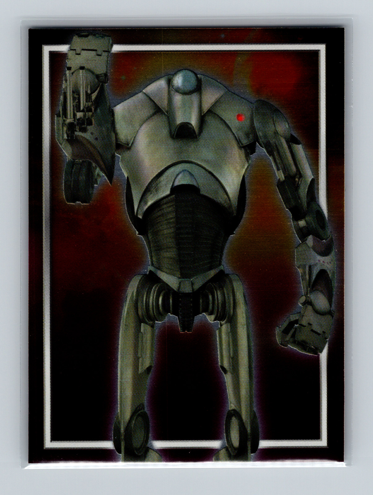 2002 Star Wars: Attack of the Clones UK Character Foils Super Battle Droid