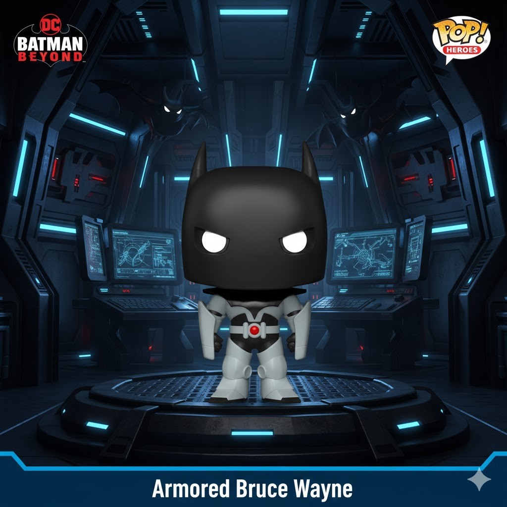 Funko Pop! Heroes: Batman Beyond – Armored Bruce Wayne – DC Comics #559 #86403