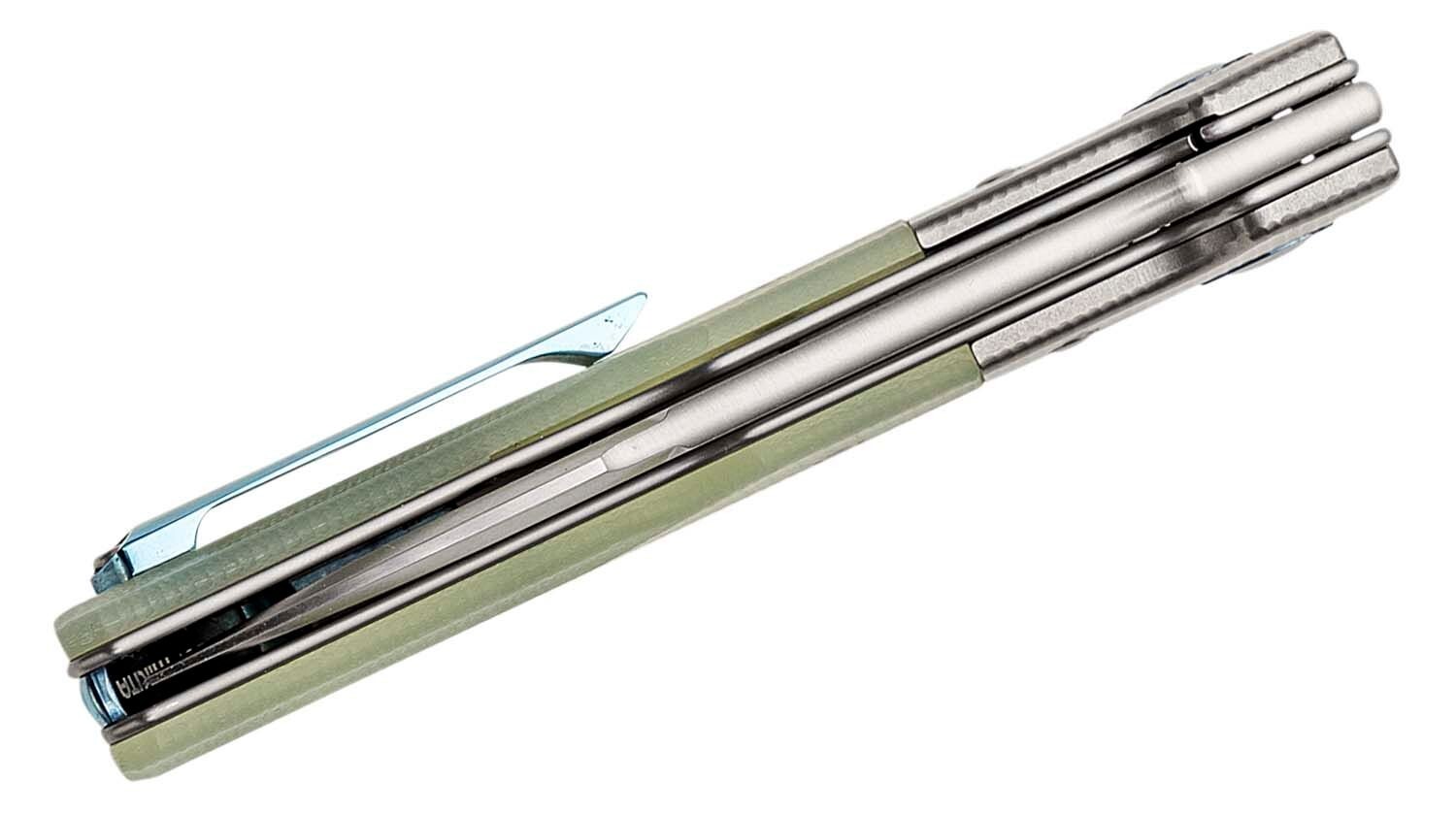 MKM-Maniago Knife 2.99″ Folding Bohler M390 Steel Blade G10/Titanium Bolsters