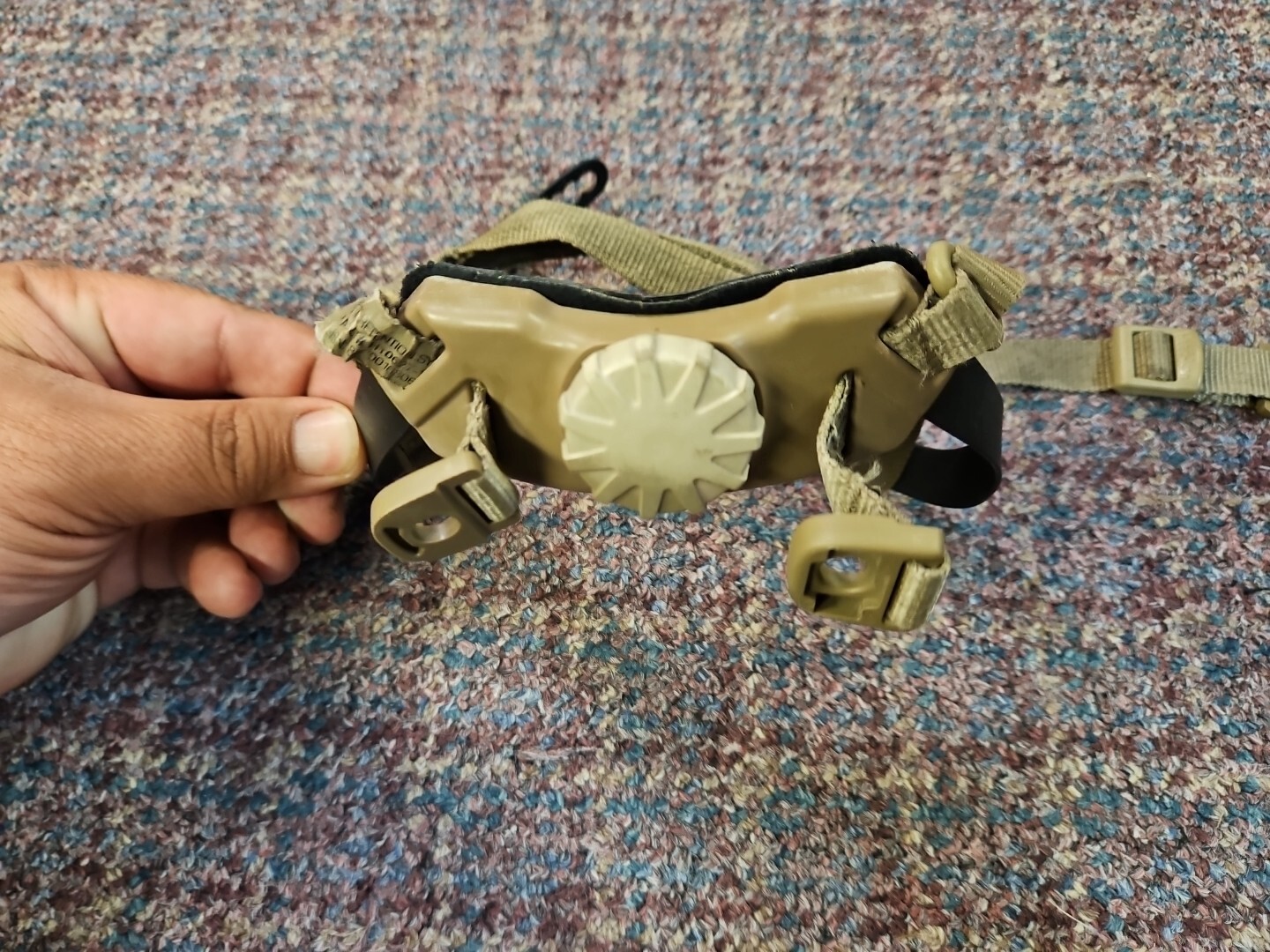 GENTEX Dial FAST Helmet Retention System US MILITARY Coyote Hi-Cut