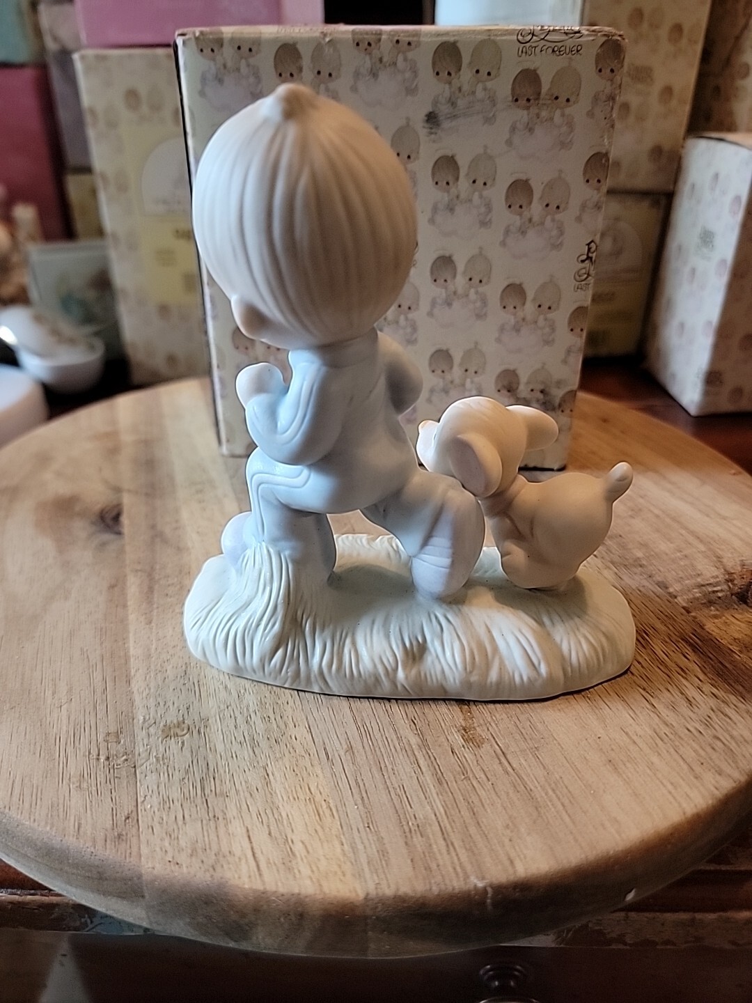 precious moments “God’s Speed ” boy runner
