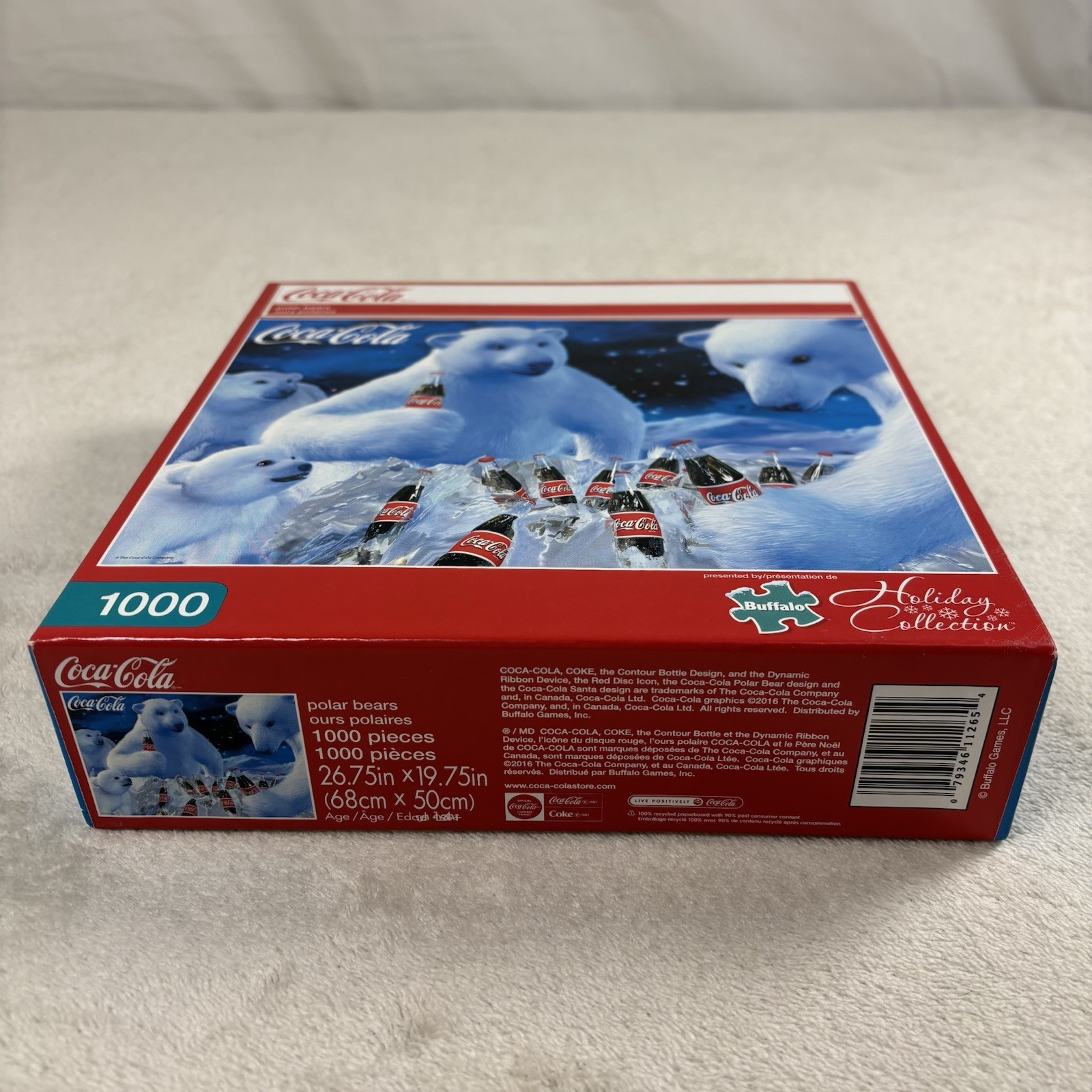 Coca-Cola Polar Bears Holiday Collection Jigsaw Puzzle 1000 Piece by Buffalo